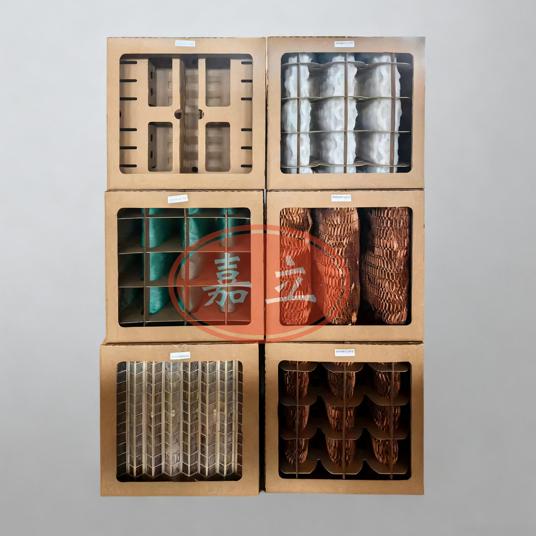 红桥纸盒式漆雾过滤纸箱